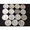 Image 4 : $3.75 Face Value in Assorted 90% Silver Quarters Including Washington & Standing Liberty Quarters