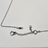 Image 2 : 14K White Gold Chain Necklace ~22" - Total Weight: 1.4g