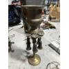 Image 1 : Vintage Indian Brass Goblet Holder, Decanter, and Goblets
