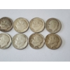 Image 3 : x10 Assorted Years & Mint Marks U.S. 90% Silver Roosevelt Dimes FV: $1.00