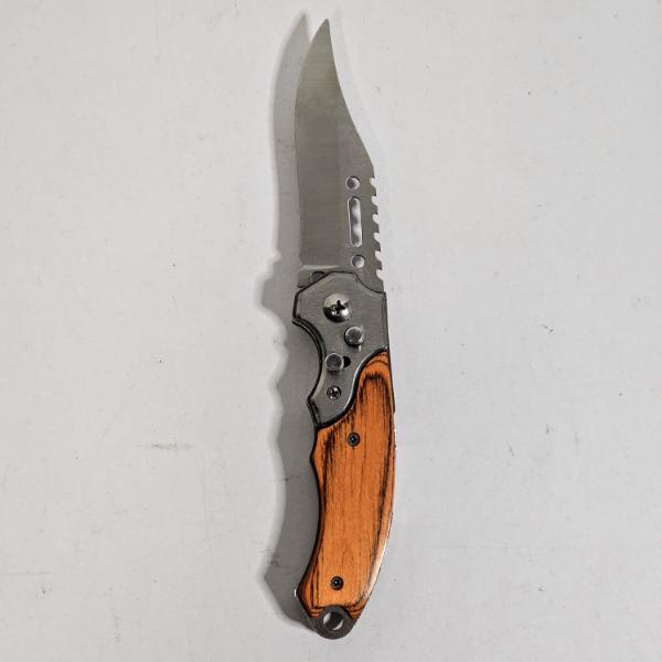 Doom Blade Tactical Folding Pocket Knife With Built-In LED Flashlight 8.0"