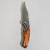 Image 1 : Doom Blade Tactical Folding Pocket Knife With Built-In LED Flashlight 8.0"