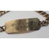 Image 4 : (3) Vintage Gold Filled On Sterling Silver Military ID Bracelets - Total Weight: 42.5g