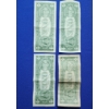 Image 6 : x4 United States $1 Blue Seal Silver Certificates: Series: 1957 & 1957-A FV: $4.00