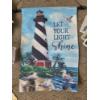 Image 3 : PICKUP IN CANTON - Lighthouse Collection Including Wreath, Music Box, Wall Decor Flag And More!