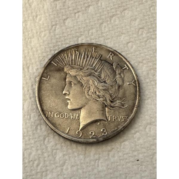 1923 United States Peace Silver Dollar - Excellent Condition