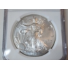 Image 2 : NGC MS70 2015-W Burnished Silver Eagle 1 oz .999 Fine Silver