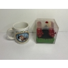 Image 1 : Themed collectible set featuring miniature replicas of the ruby slippers, a witch's hat, and a broom