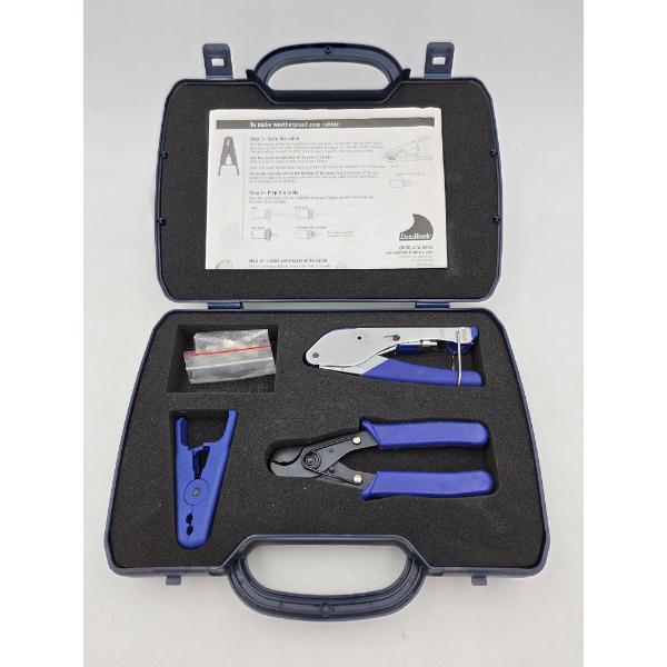 Like New- Data Shark Coax Cable Tool Kit In Hard Case