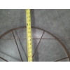 Image 2 : Antique Metal Wagon Wheel