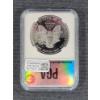 Image 2 : PGA PR70 DCAM 2001-W American Eagle 1 Troy Oz Silver