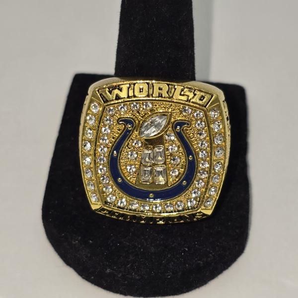 2006 Indianapolis Colts Manning Super Bowl Ring - Size 11 - Replica