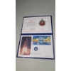 Image 1 : 1981 First Day Of Issue Colombia Space Shuttle Commemorative Piece With 10K Gold Coin Inside