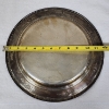 Image 6 : INCREDIBLE Reed & Barton PLATE MADE WITH 606 GRAMS OF STERLING SILVER ~ With Lovely Designs & HEAVY!