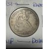 Image 2 : 1854-O United States Seated Liberty Half Dollar - Incredible Coin - Great Piece of History