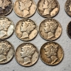 Image 5 : $1.60 Face Value of Assorted Years 90% Silver Mercury Dimes & $.20 in Non-Silver - Total FV: $1.80