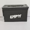 Image 1 : US Military Style Steel Ammunition Can Lot With Cable Gun Lock And Nylon Bore Cleaning Brush