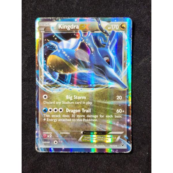 Kingdra Ex 73/124 Holo Rare Vintage Pokemon Trading Card