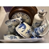 Image 6 : *Pick Up At Mantua Home-No Shipping Available*  Gorgeous Glass Pieces Blue & White - Salt & Pepper 