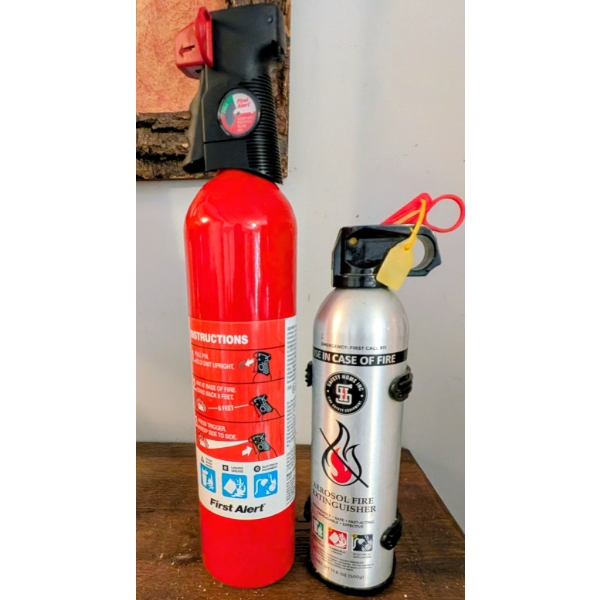 Two Kitchen Fire Extinguishers