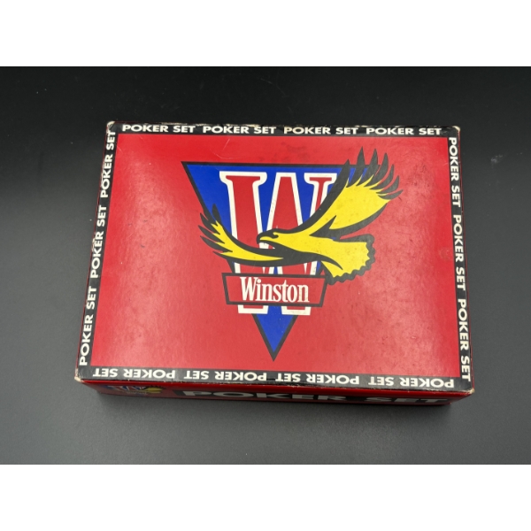 Winston Poker Set - Red, White & Blue Chips