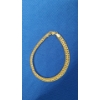 Image 2 : 18K Gold Link Chain Bracelet (Broken Clasp) - Weight: 5.7g