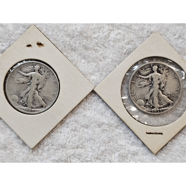 90% Silver United States Half-Dollar Assortment (Walking Liberty) - AFV: $1.00