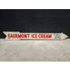 Image 6 : Vintage Fairmont/Farmont Ice Cream Wooden Arrow Sign Measuring About 60" Long