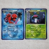 Image 1 : Two Vintage Team Plasma Pokemon Trading Cards ~ Octillery & Amoonguss