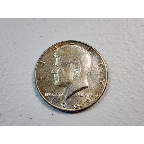 1969 40% Silver Kennedy Half Dollar