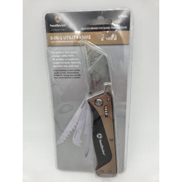 Brand New Southwire Electricians Tool 6-in-1 Utility Knife