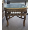 Image 1 : *Pick Up At Mantua Home-No Shipping Available* Beautiful Classic 22Lx28Wx22H Wicker Rattan Glass Top