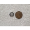 Image 1 : Two Rare Collectible & Historic US Coins - 1865 2 Cent Coin & Mid 1800's Three Cent Coin