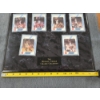 Image 8 : Six 1989 Collegiate Collection Michael Jordan Basketball Trading Cards on Nice Display 