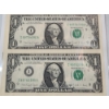 Image 3 : Uncut Sheet of United States $1 Federal Reserve Notes FV: $4.00