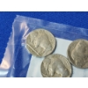 Image 2 : 3 Coin Buffalo Nickel Set Average Circulated 1935, 1936, 1937 in Sealed Package - Littleton Coin Co