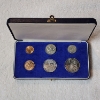 Image 2 : 1968 New Zealand Coin Set Featuring Six Different New Zealand Coins in Nice Display Box