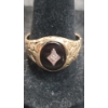 Image 1 : 10K Gold Ring With Black & Clear Stone 4.2 Grams