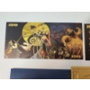 Image 6 : x2 Tim Burton's The Nightmare Before Christmas $100 24K Gold Foil Banknotes w/ CoA