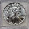 Image 2 : Austin Hutto Signed 1987 American 99.9% Silver Eagle Coin Graded as MS69+ by the ICG