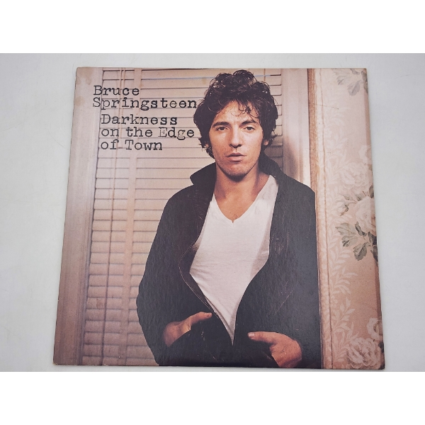 Vintage Bruce Springsteen "Darkness on the Edge of Town" 12" Vinyl Record