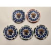 Image 1 : Limited Edition University of Kentucky Wildcats Clay Poker Chip Set - Mint Condition - Complete Set 