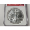Image 2 : 2020 $1 Silver American Eagle 1oz Fine Silver Graded MS70 by NGC ft. Donald Trump America First