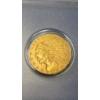 Image 2 : 1915 U.S. Gold $2.50 Indian Head Coin In Coin Holder