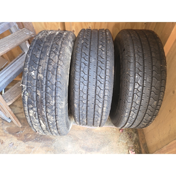 *Pick Up At Louisville Home - No Shipping Available* Three Sport Trail 225/75/D15 Tires 