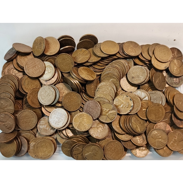 $3.00 Face Value of Assorted U.S. Lincoln Wheat Cents