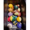 Image 3 : Pool Balls - Full Size - 1 Complete Set & 17 Extras Various Numbers - See Pics