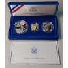 Image 1 : United States Liberty (3) Coin Set - Including 1986-W $5 Gold Coin 