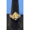 Image 1 : Women's 14K Gold Ring With Diamonds - Size 6- Weight: 7.6g