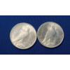 Image 2 : 1922 & 1923 90% Silver Peace Dollars